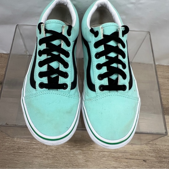 VANS OLD SKOOL Skate Shoes Mint Black WHITE (VN0007NTH7O) Women’s 7.5 - Picture 3 of 8